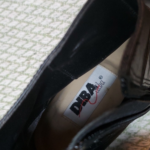 Diba Cuba black Brazilian leather boots sz 6. - Picture 6 of 9